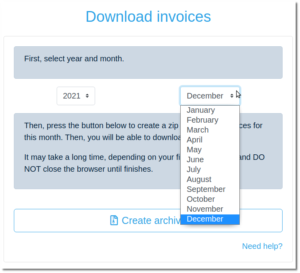 MediSign.com - Bulk Download Invoices